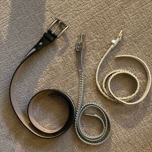 Bundle of 3 belts . Great condition . Please see pics for Description